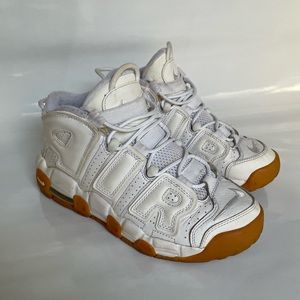 Nike Air more uptempo retro Scottie Pippen. White gum soles. Size 6y / 7.5 wmn